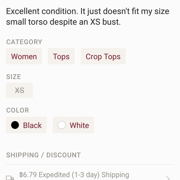 Blackmilk Black Plaid Crop Top - Picture 4 of 5